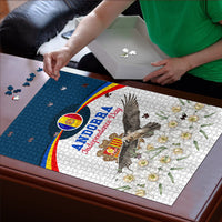 Andorra Independence Day Puzzle Freedom Grandella Narcissus Falcon Map Flag