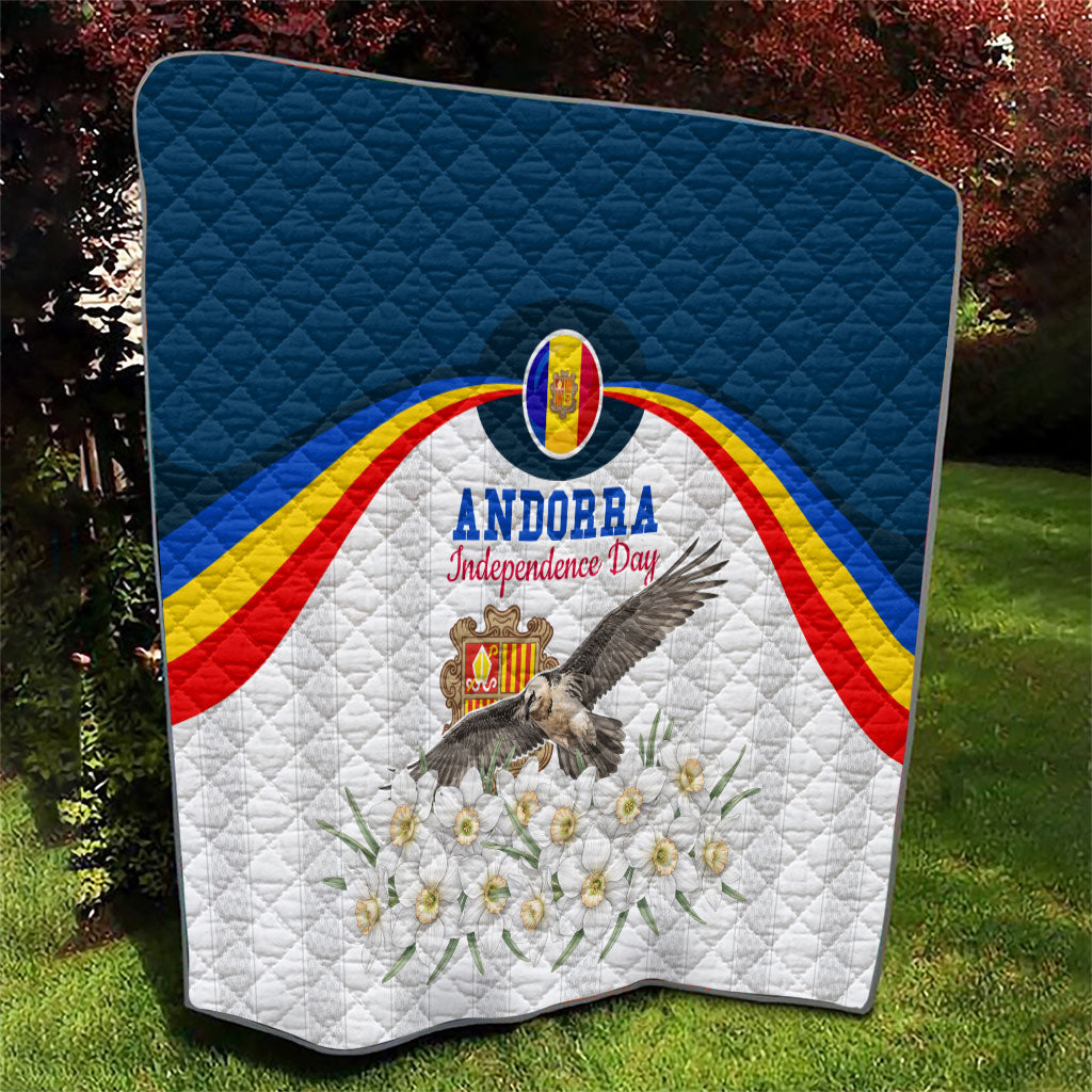 Andorra Independence Day Quilt Freedom Grandella Narcissus Falcon Map Flag