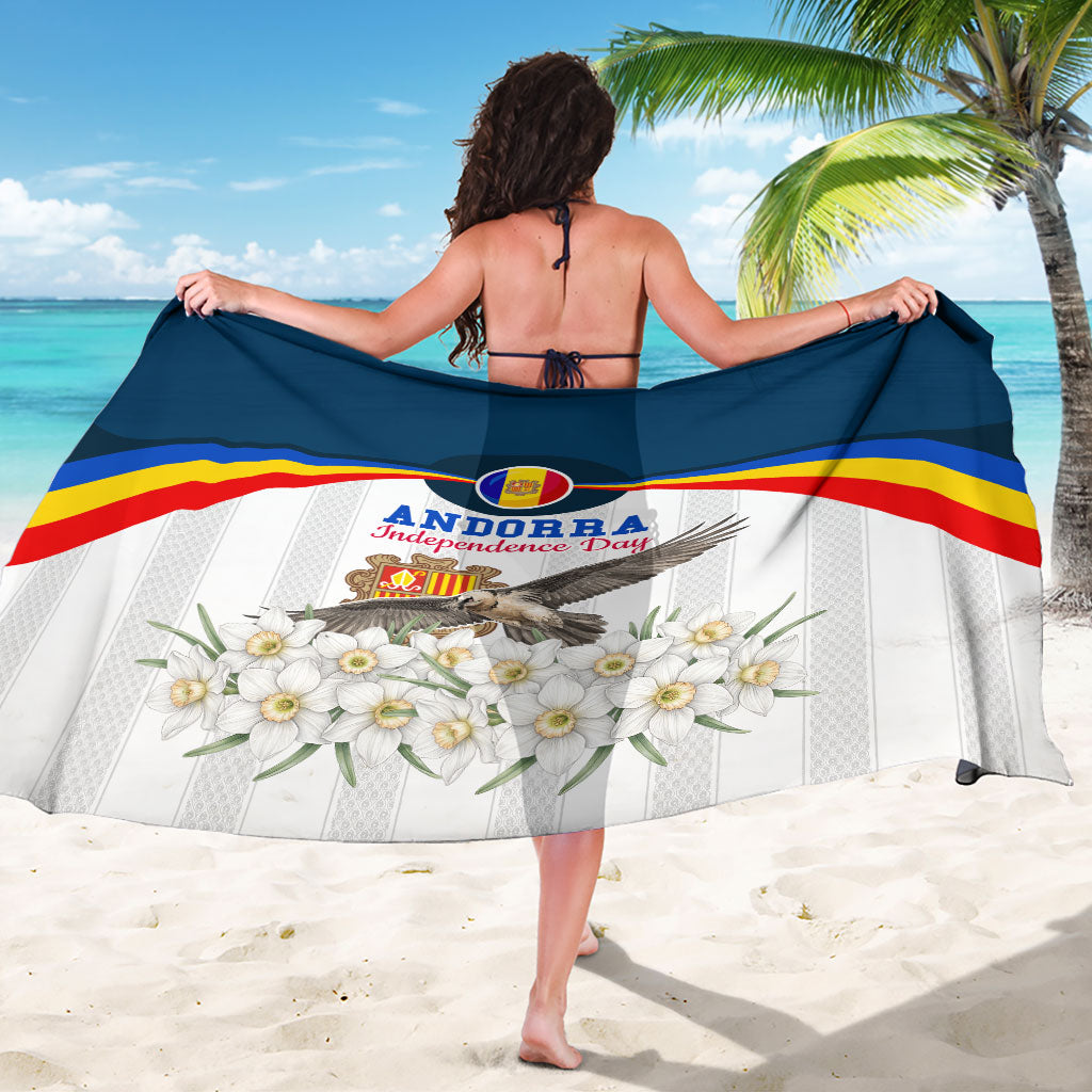 Andorra Independence Day Sarong Freedom Grandella Narcissus Falcon Map Flag