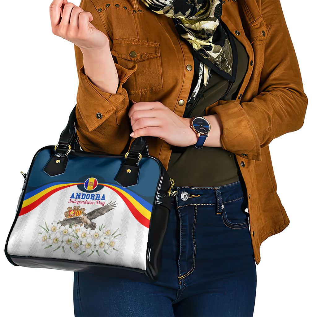 Andorra Independence Day Shoulder Handbag Freedom Grandella Narcissus Falcon Map Flag