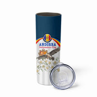 Andorra Independence Day Skinny Tumbler Freedom Grandella Narcissus Falcon Map Flag