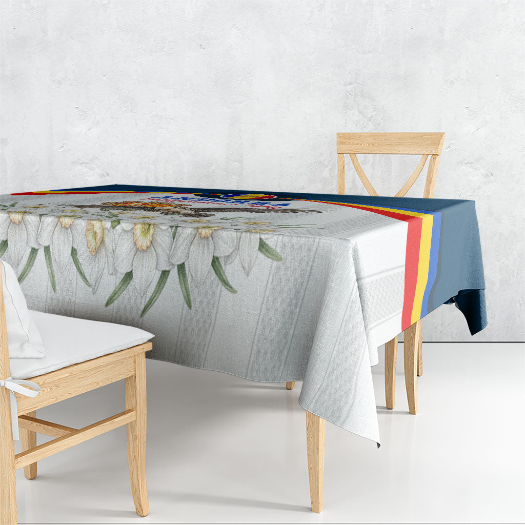 Andorra Independence Day Tablecloth Freedom Grandella Narcissus Falcon Map Flag