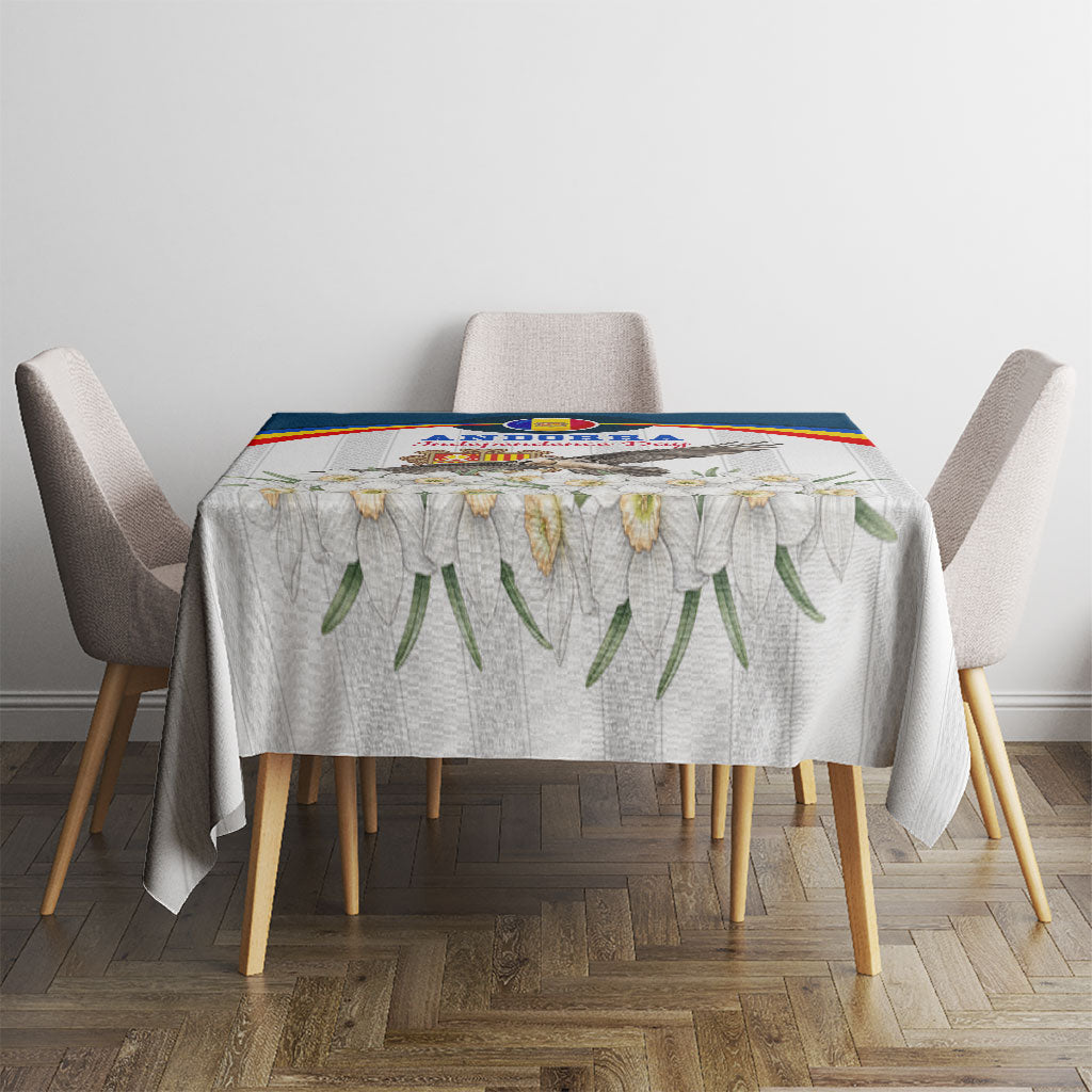 Andorra Independence Day Tablecloth Freedom Grandella Narcissus Falcon Map Flag