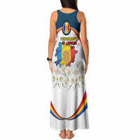 Andorra Independence Day Tank Maxi Dress Freedom Grandella Narcissus Falcon Map Flag