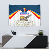 Andorra Independence Day Tapestry Freedom Grandella Narcissus Falcon Map Flag