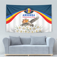 Andorra Independence Day Tapestry Freedom Grandella Narcissus Falcon Map Flag