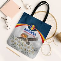 Andorra Independence Day Tote Bag Freedom Grandella Narcissus Falcon Map Flag
