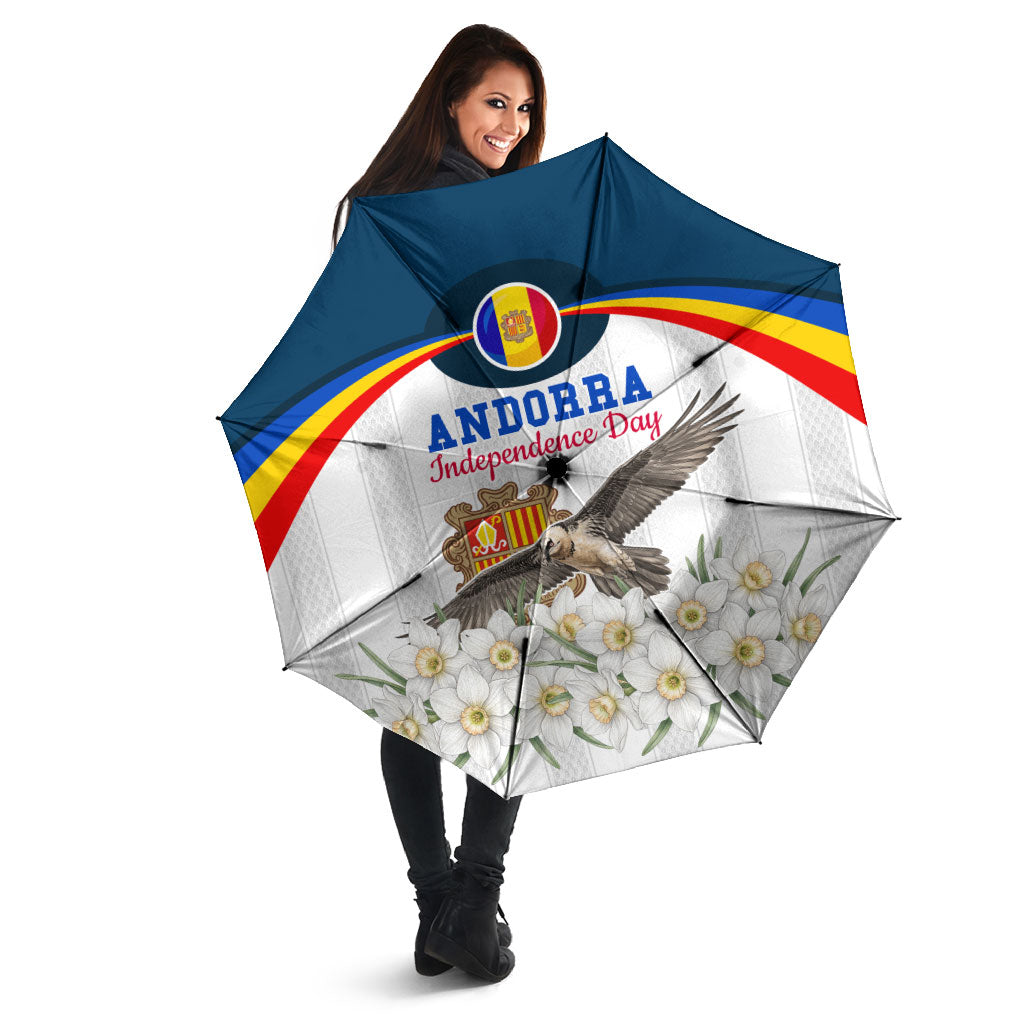 Andorra Independence Day Umbrella Freedom Grandella Narcissus Falcon Map Flag