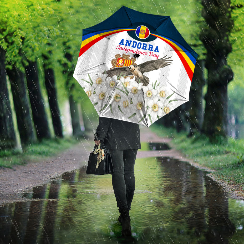 Andorra Independence Day Umbrella Freedom Grandella Narcissus Falcon Map Flag