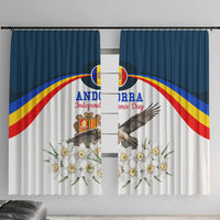 Andorra Independence Day Window Curtain Freedom Grandella Narcissus Falcon Map Flag