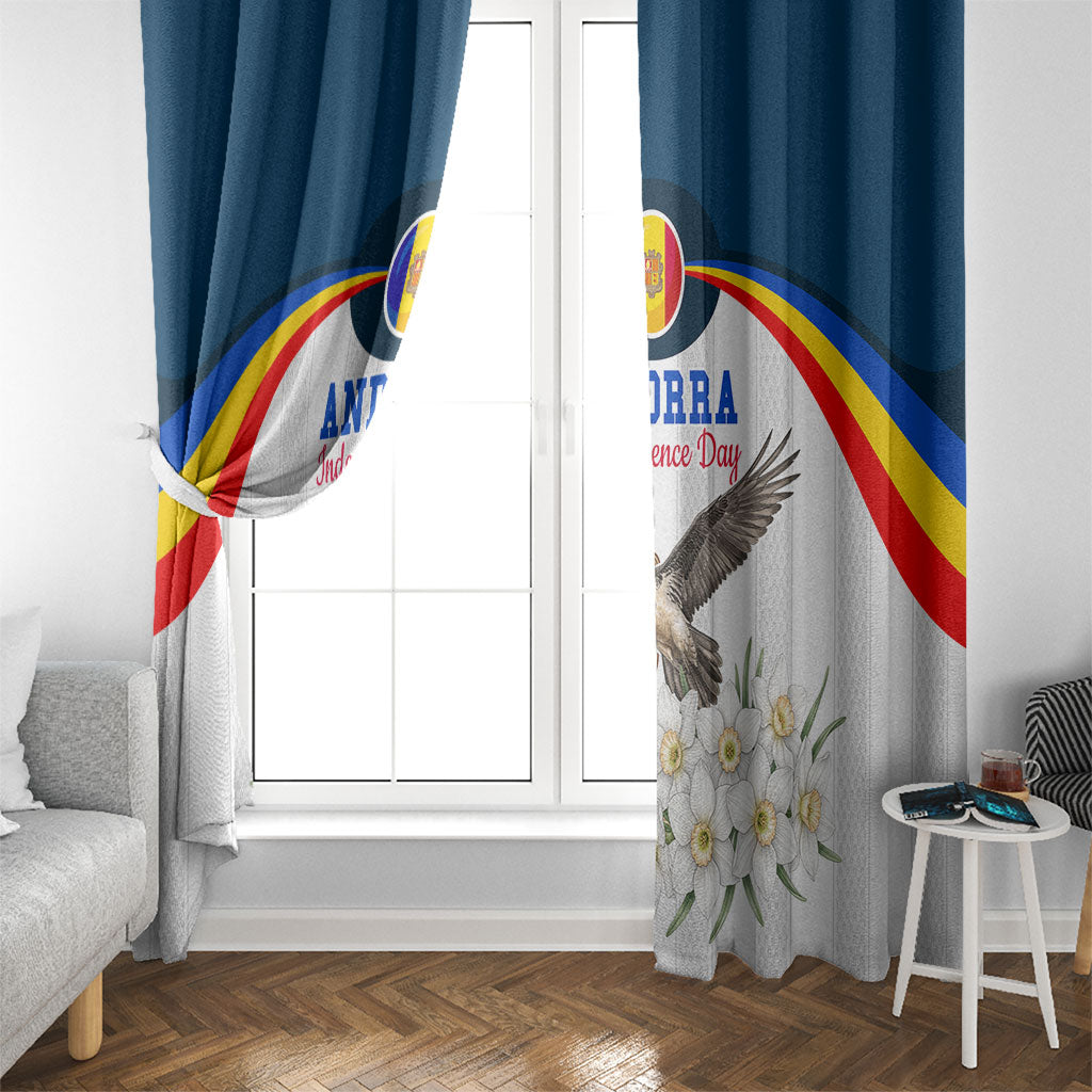 Andorra Independence Day Window Curtain Freedom Grandella Narcissus Falcon Map Flag
