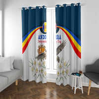 Andorra Independence Day Window Curtain Freedom Grandella Narcissus Falcon Map Flag