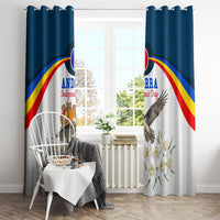 Andorra Independence Day Window Curtain Freedom Grandella Narcissus Falcon Map Flag
