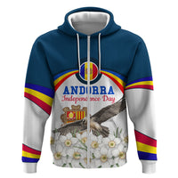 Andorra Independence Day Zip Hoodie Freedom Grandella Narcissus Falcon Map Flag
