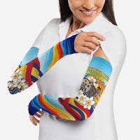 Andorra National Day Arm Sleeves Coat Of Arms Daffodil Flower Cultural Heritage