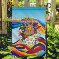 Andorra National Day Garden Flag Coat Of Arms Daffodil Flower Cultural Heritage