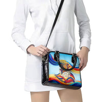 Andorra National Day Shoulder Handbag Coat Of Arms Daffodil Flower Cultural Heritage