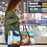 Andorra National Day Travel Bag Coat Of Arms Daffodil Flower Cultural Heritage