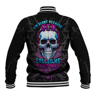 Technology Skull Baseball Jacket I'm blunt because God rolled me that way - Wonder Print Shop