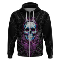 Technology Skull Hoodie I'm blunt because God rolled me that way - Wonder Print Shop