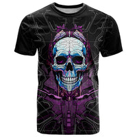 Technology Skull T Shirt I'm blunt because God rolled me that way - Wonder Print Shop