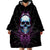 Technology Skull Wearable Blanket Hoodie I'm blunt because God rolled me that way - Wonder Print Shop