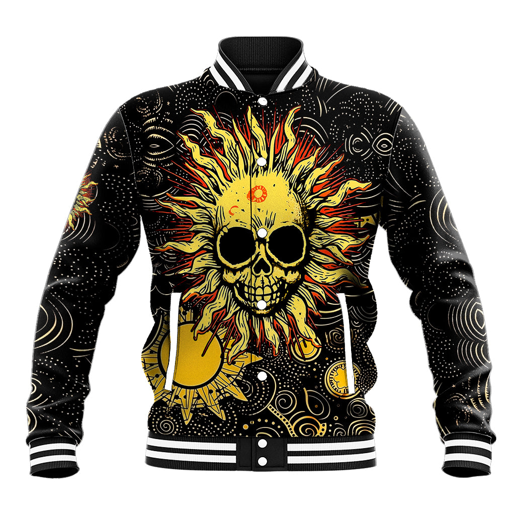 Sun Skull Baseball Jacket I May Not Be Perfect But At Least I'm Not You - Wonder Print Shop