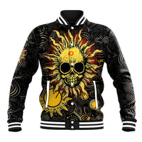 Sun Skull Baseball Jacket I May Not Be Perfect But At Least I'm Not You - Wonder Print Shop