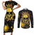 Sun Skull Couples Matching Short Sleeve Bodycon Dress and Long Sleeve Button Shirts I May Not Be Perfect But At Least I'm Not You - Wonder Print Shop