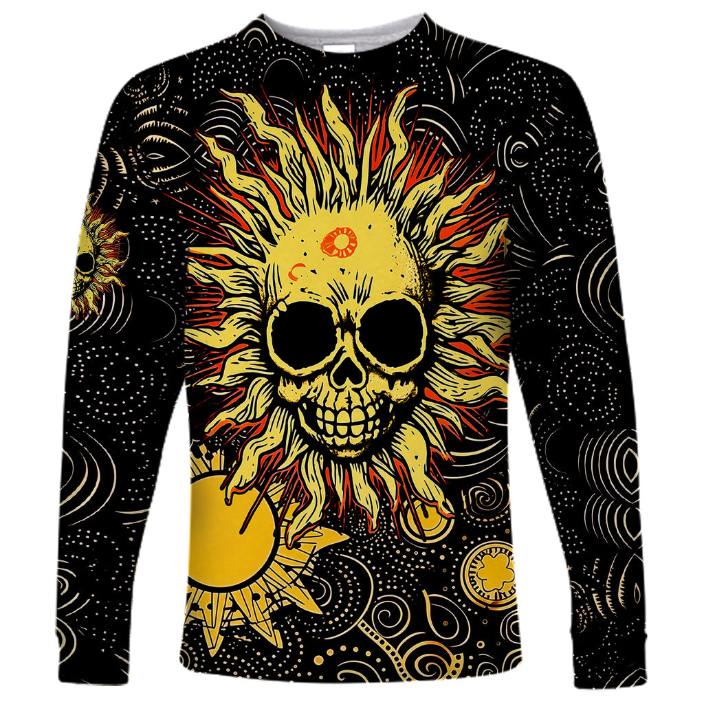 Sun Skull Long Sleeve Shirt I May Not Be Perfect But At Least I'm Not You - Wonder Print Shop