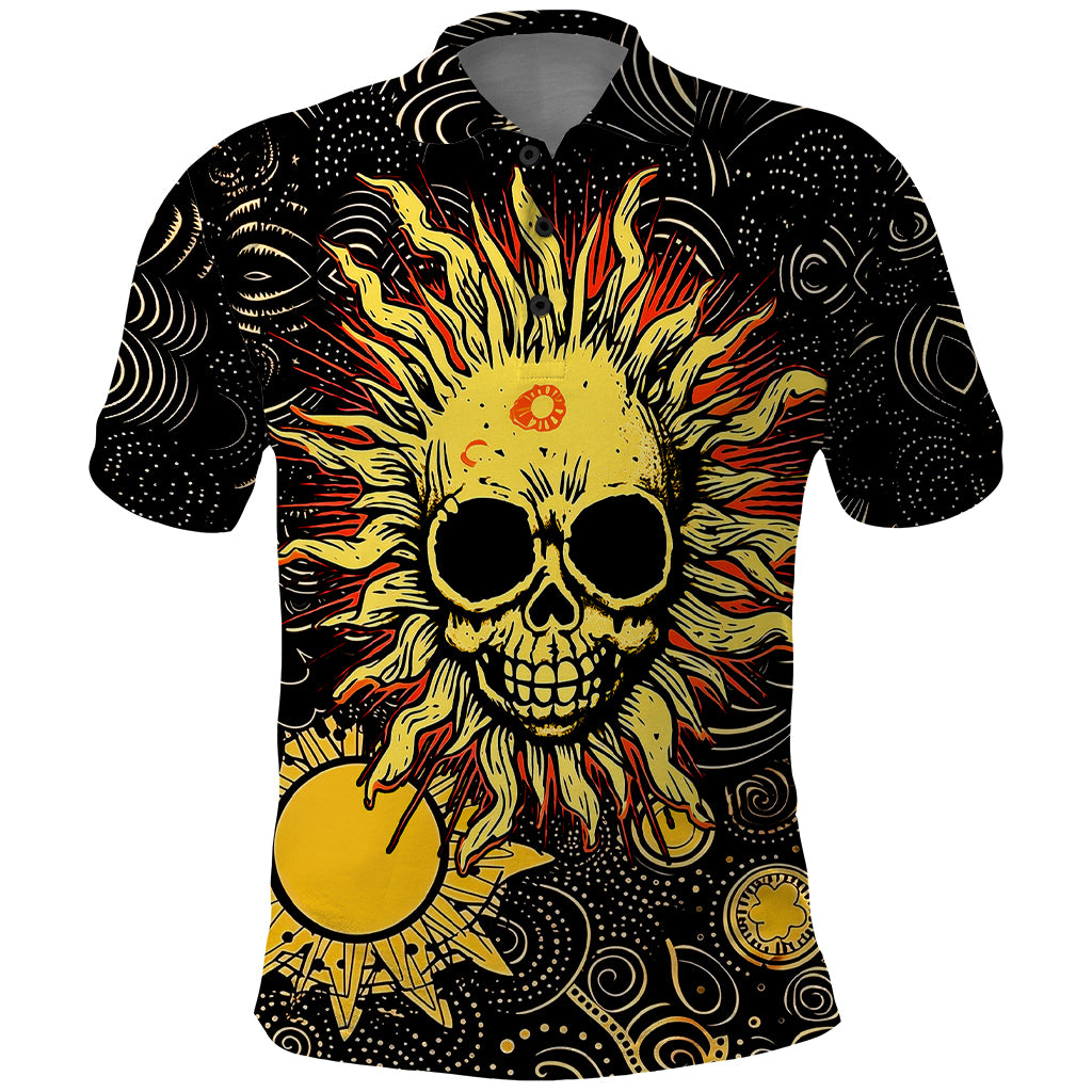 Sun Skull Polo Shirt I May Not Be Perfect But At Least I'm Not You - Wonder Print Shop