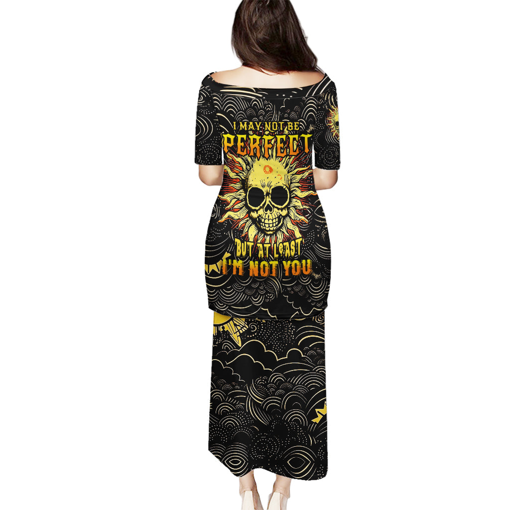Sun Skull Puletasi I May Not Be Perfect But At Least I'm Not You - Wonder Print Shop