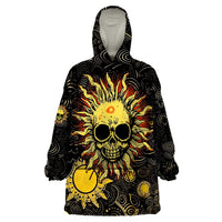 Sun Skull Wearable Blanket Hoodie I May Not Be Perfect But At Least I'm Not You - Wonder Print Shop