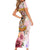 Flower Skull Short Sleeve Bodycon Dress She Is Sunshine Mixed With A Little Hurricane - Wonder Print Shop