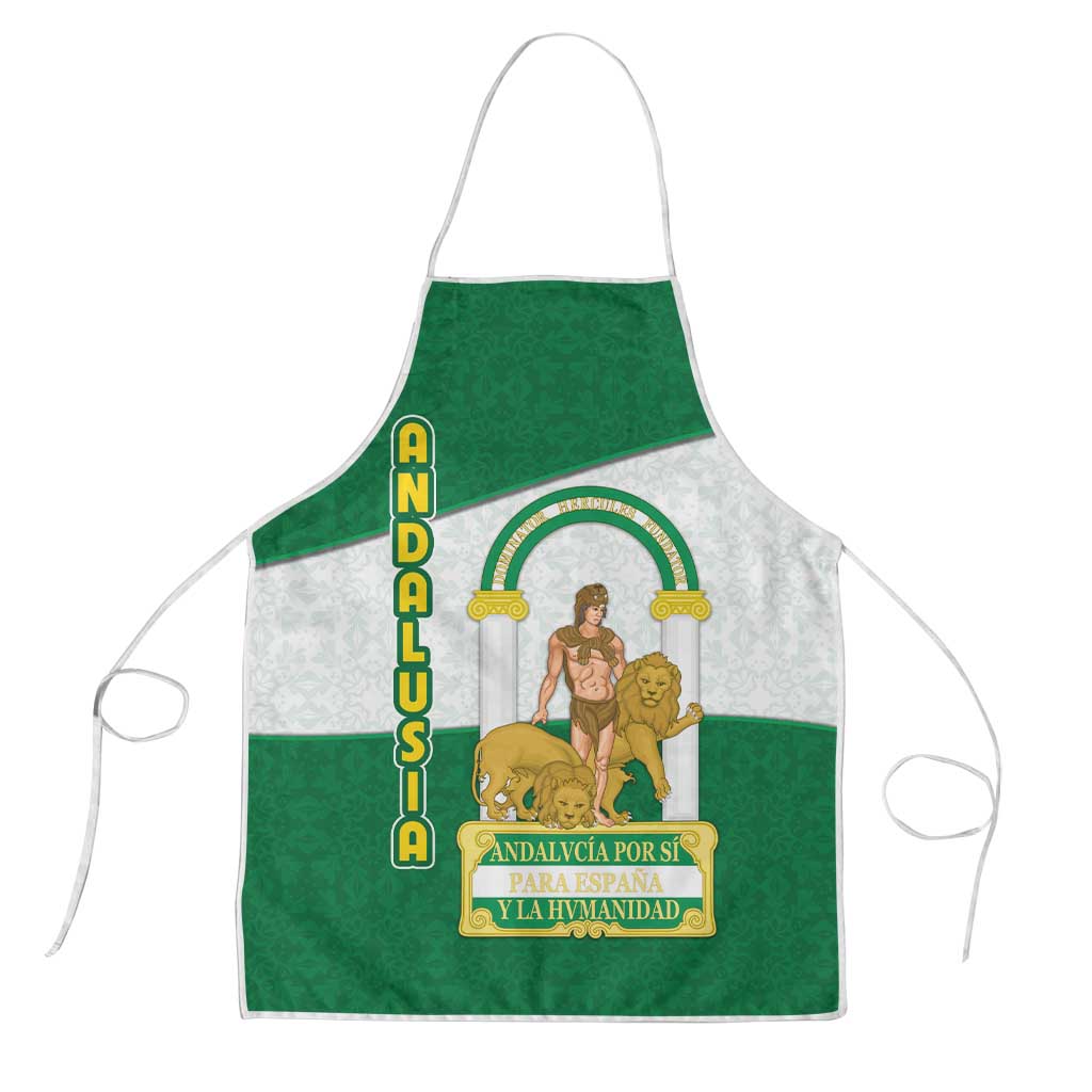 Andalusia Flag Apron Autonomous Community of Spain - Wonder Print Shop