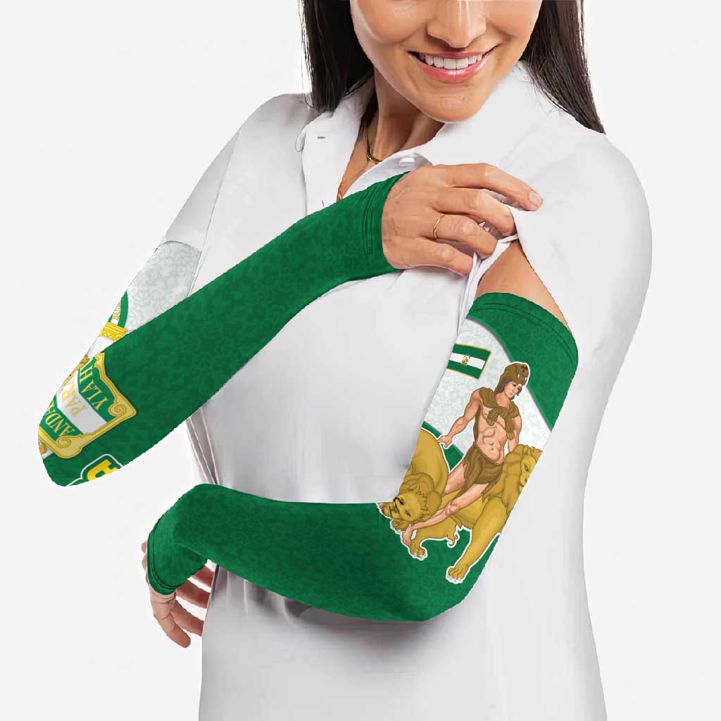 Andalusia Flag Arm Sleeves Autonomous Community of Spain - Wonder Print Shop