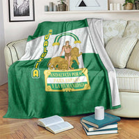 Andalusia Flag Blanket Autonomous Community of Spain - Wonder Print Shop