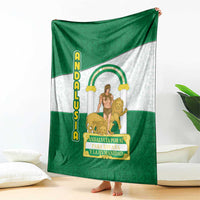 Andalusia Flag Blanket Autonomous Community of Spain - Wonder Print Shop