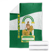 Andalusia Flag Blanket Autonomous Community of Spain - Wonder Print Shop