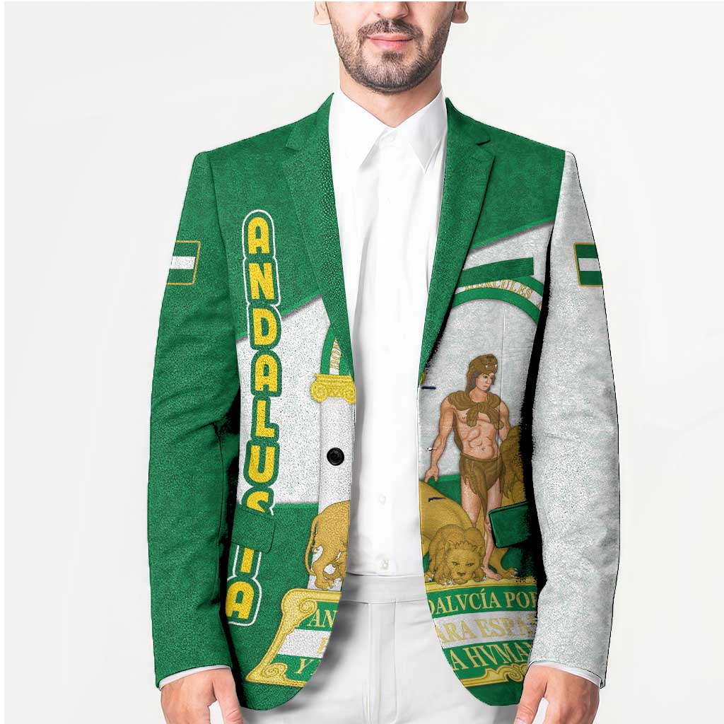 Andalusia Flag Blazer Autonomous Community of Spain - Wonder Print Shop