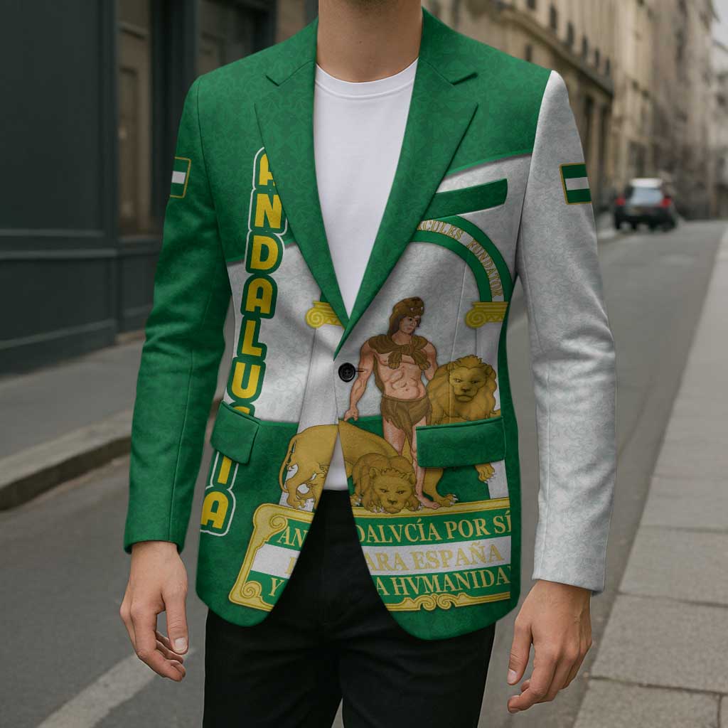 Andalusia Flag Blazer Autonomous Community of Spain - Wonder Print Shop