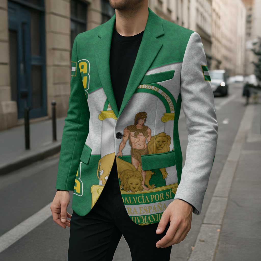 Andalusia Flag Blazer Autonomous Community of Spain - Wonder Print Shop