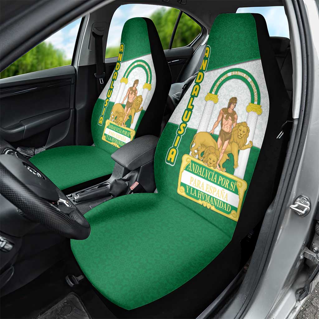Andalusia Flag Car Seat Cover Autonomous Community of Spain - Wonder Print Shop