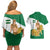 Andalusia Flag Couples Matching Off Shoulder Short Dress and Hawaiian Shirt Autonomous Community of Spain - Wonder Print Shop