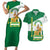 Andalusia Flag Couples Matching Short Sleeve Bodycon Dress and Hawaiian Shirt Autonomous Community of Spain - Wonder Print Shop