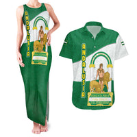 Andalusia Flag Couples Matching Tank Maxi Dress and Hawaiian Shirt Autonomous Community of Spain - Wonder Print Shop