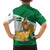 Andalusia Flag Family Matching Off The Shoulder Long Sleeve Dress and Hawaiian Shirt Autonomous Community of Spain - Wonder Print Shop
