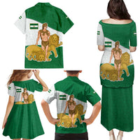 Andalusia Flag Family Matching Puletasi and Hawaiian Shirt Autonomous Community of Spain - Wonder Print Shop