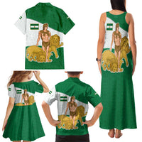 Andalusia Flag Family Matching Tank Maxi Dress and Hawaiian Shirt Autonomous Community of Spain - Wonder Print Shop