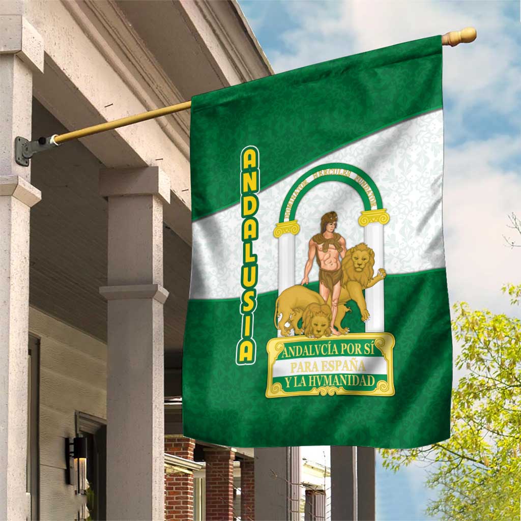 Andalusia Flag Garden Flag Autonomous Community of Spain - Wonder Print Shop